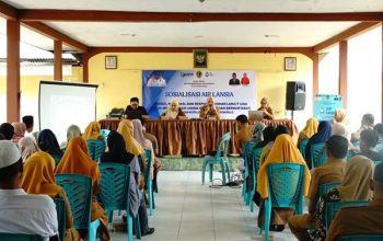 Dinsos-PM Perkuat Layanan Lansia, 5.355 Warga Kota Gorontalo Masuk Kelompok Rentan
