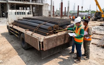 Material Besi Sampai di Proyek, Siapa yang Memeriksa Sebelum Dibongkar?
