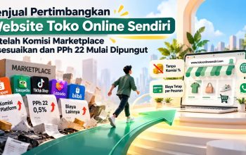 Penjual Pertimbangkan Website Toko Online Sendiri Setelah Komisi Marketplace Disesuaikan dan PPh 22 Mulai Dipungut
