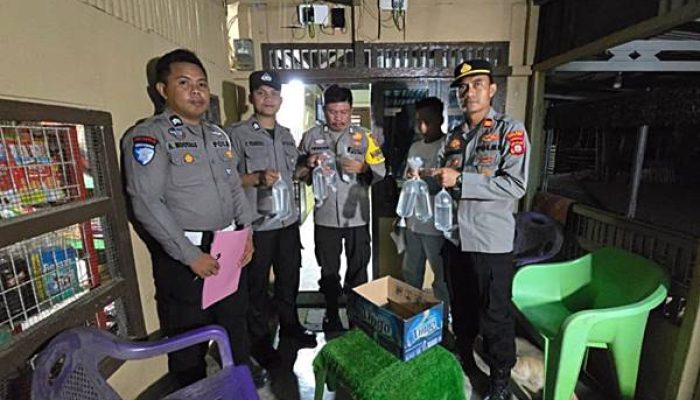 Peredaran Miras di Paguyaman Kian Masif, Polisi Sita Puluhan Liter Cap Tikus