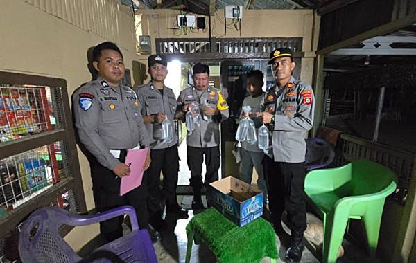 Peredaran Miras di Paguyaman Kian Masif, Polisi Sita Puluhan Liter Cap Tikus