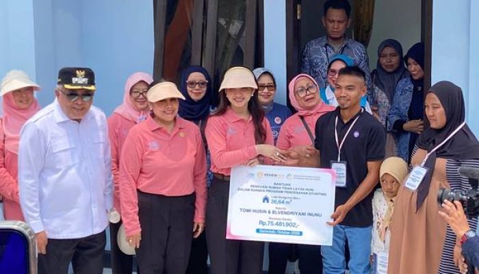Selvi Ananda Resmikan Lima Rumah Keluarga Berisiko Stunting