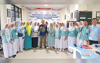 Tingkatkan Literasi, SMAN 1 Bilato Kunjungi Perpustakaan H.B. Jasin